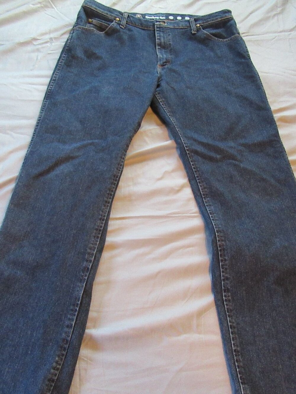 Mens Wrangler 47 Slim Fit Cowboy Cut Jeans Sz 36x34